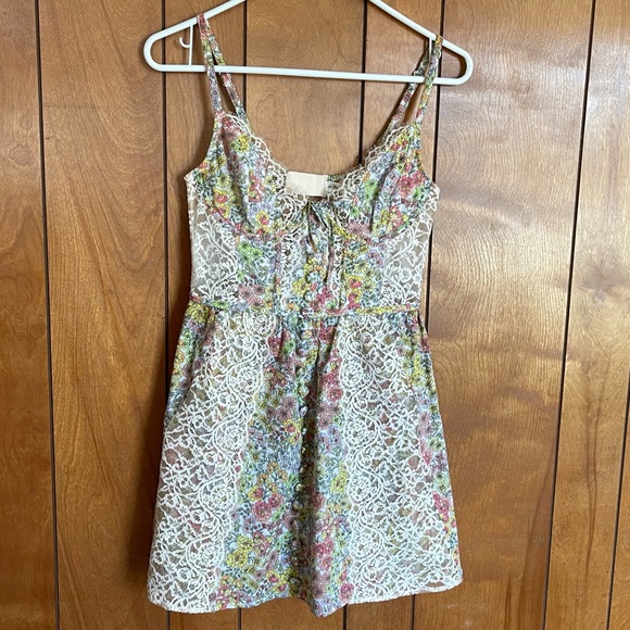 For Love and Lemons Esme Mini Dress Sz XS & S EUC - Picture 4 of 11